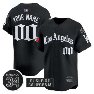 Dodgers Mexico 2025 LA Gothic Style Vapor Premier Limited Custom Jersey – All Stitched