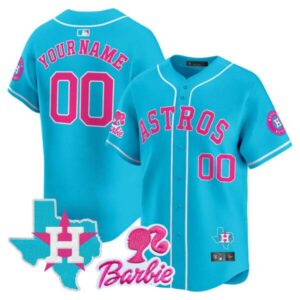 Astros Barbie Patch Vapor Premier Limited Custom Jersey – All Stitched