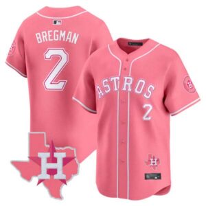 Unisex Astros Bubblegum Pink Vapor Premier Limited Jersey V2 – All Stitched