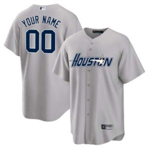 Astros Gray Special Custom Jersey – All Stitched