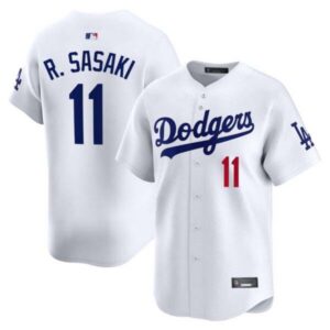 Roki Sasaki #11 Los Angeles Dodgers White Jersey – All Stitched