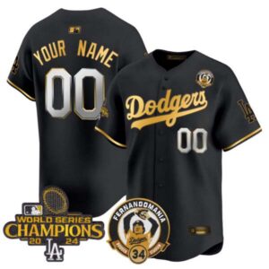 Dodgers Fernando & 2024 World Series Champions Patch Vapor Premier Limited Custom Jersey – All Stitched