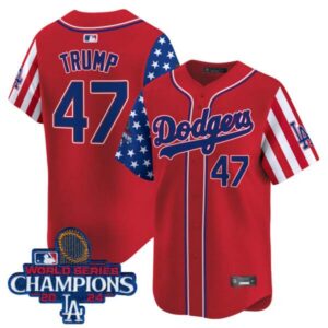 Men’s Dodgers Memorial Day & 2024 World Series Champions Vapor Premier Limited Jersey – All Stitched