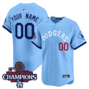 Dodgers Tribute 2024 World Series Champions Vapor Premier Limited Custom Jersey – All Stitched