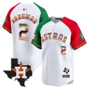 Men’s Houston Astros Mexico Traditional Style Vapor Premier Limited Jersey – All Stitched