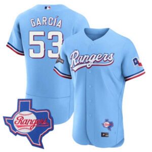 Men’s Texas Rangers Texas State Patch Jersey – All Stitched
