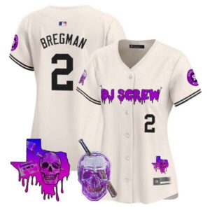 Women’s Astros DJ Screw Vapor Premier Limited Jersey – All Stitched