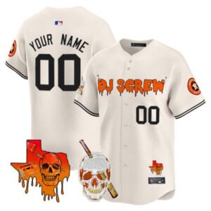 Astros DJ Screw Vapor Premier Limited Custom Jersey V2 – All Stitched