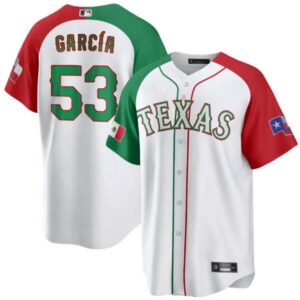 Men’s Texas Rangers Mexican Cool Base Jersey – All Stitched