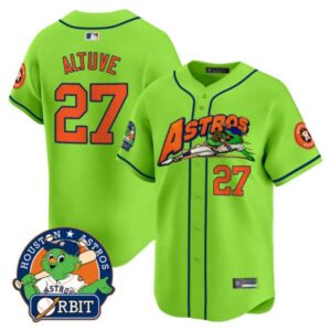 Astros Orbit Patch Vapor Premier Limited Jersey V4 – All Stitched
