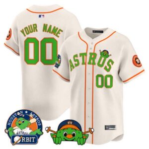 Astros Orbit Patch Vapor Premier Limited Custom Jersey V3 – All Stitched