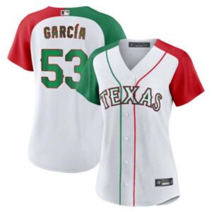 Women’s Texas Rangers Mexican Jersey – All Stitched