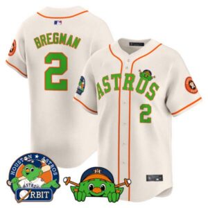 Men’s Astros Orbit Patch Vapor Premier Limited Jersey V3 – All Stitched