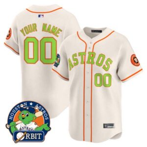 Astros Orbit Patch Vapor Premier Limited Custom Jersey V2 – All Stitched