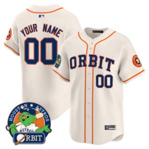 Astros Orbit Patch Vapor Premier Limited Custom Jersey – All Stitched