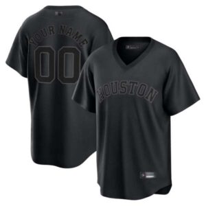 Houston Astros Triple Black Limited Vapor Custom Jersey – All Stitched