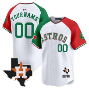 Astros Mexico Texas Patch Vapor Premier Limited Custom Jersey V4 – All Stitched