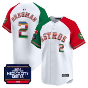 Men’s Houston Astros 2024 Mexico City Series Patch Vapor Premier Limited Jersey – All Stitched