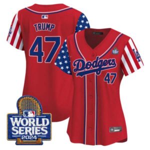 Women’s Dodgers American Style 2024 World Series Vapor Premier Limited Jersey V2 – All Stitched