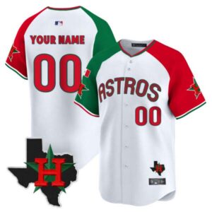Astros Mexico Texas Patch Vapor Premier Limited Custom Jersey V3 – All Stitched