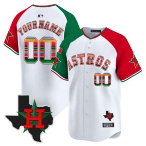Astros Mexico Texas Patch Vapor Premier Limited Custom Jersey V2 – All Stitched
