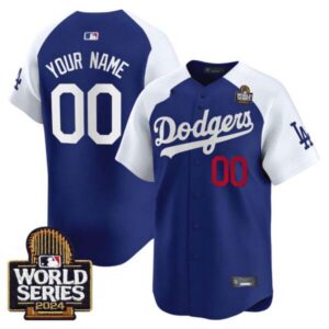 Los Angeles Dodgers 2024 World Series Vapor Premier Limited Custom Jersey V2 – All Stitched