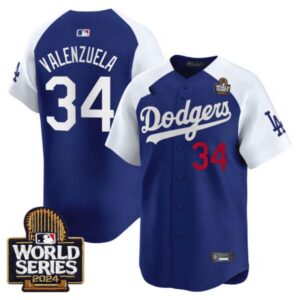 Men’s Dodgers 2024 World Series Vapor Premier Limited Jersey V2 – All Stitched
