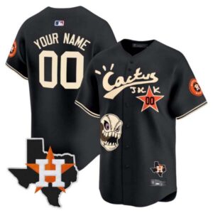 Houston Astros Cactus Jack Patch Vapor Premier Limited Custom Jersey – All Stitched