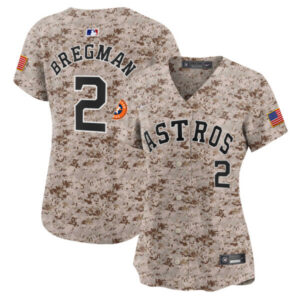 Women’s Houston Astros USMC Alternate Vapor Premier Limited Jersey – All Stitched