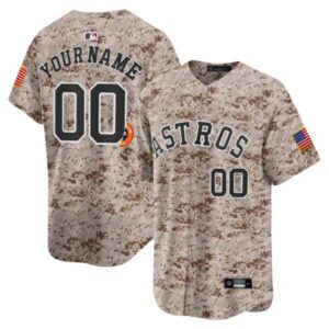 Houston Astros USMC Alternate Vapor Premier Limited Custom Jersey – All Stitched