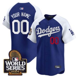 Dodgers 2024 World Series Vapor Premier Limited Custom Jersey – All Stitched