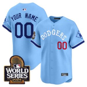 Dodgers Tribute 2024 World Series Vapor Premier Limited Custom Jersey – All Stitched