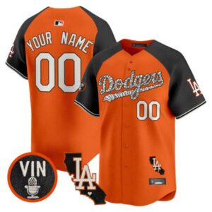 Dodgers Halloween Vapor Premier Limited Custom Jersey – All Stitched