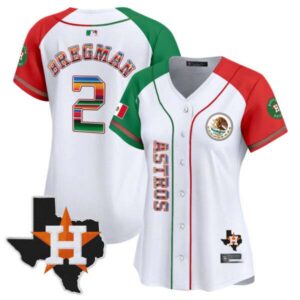 Women’s Houston Astros Mexico Vapor Premier Limited Jersey V4 – All Stitched