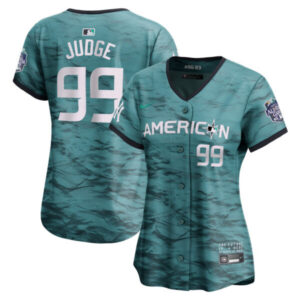 Women’s American League 2023 All-Star Game Teal Jersey – All Stitched
