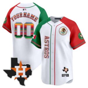 Houston Astros Mexico Vapor Premier Limited Custom Jersey V4 – All Stitched