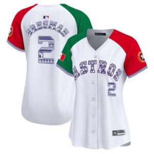 Women’s Houston Astros Mexico Vapor Premier Limited Jersey V2 – All Stitched