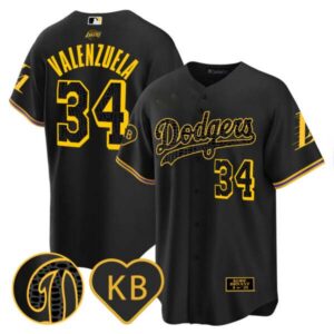 Men’s Dodgers 2024 Mamba Baseball Jersey – All Stitched