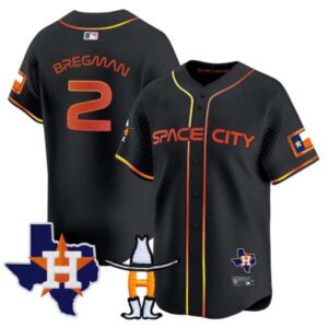Men’s Astros Space City Texas Patch Vapor Premier Limited Jersey – All Stitched