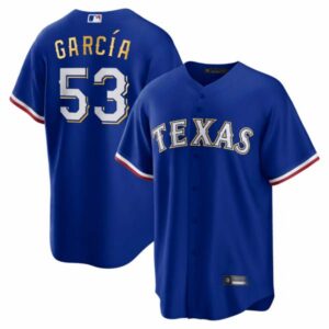 Men’s Texas Rangers 2023 Gold Trim Jersey – All Stitched