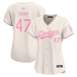 Women’s Dodgers Bubblegum Pink Vapor Premier Limited Jersey – All Stitched