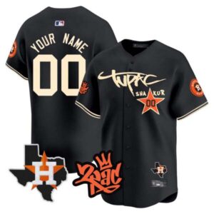 Astros Tupac Shakur Vapor Premier Limited Custom Jersey – All Stitched