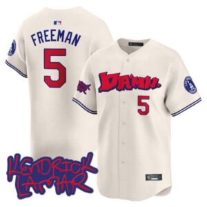 Men’s Dodgers Kendrick Lamar Vapor Premier Limited Jersey – All Stitched