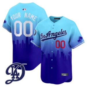 Dodgers 2024 City Connect Vapor Premier Limited Custom Jersey V2 – All Stitched