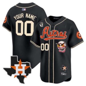 Houston Astros Cactus Jack Style Vapor Premier Limited Custom Jersey V2 – Stitched