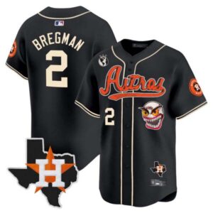 Men’s Houston Astros Cactus Jack Style Vapor Premier Limited Jersey V2 – Stitched