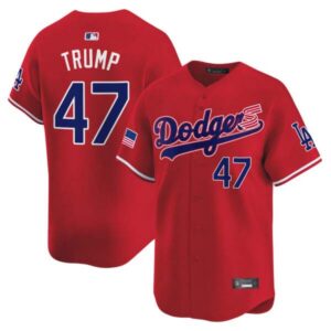 Men’s Dodgers 2024 Independence Day Vapor Premier Limited Jersey – All Stitched