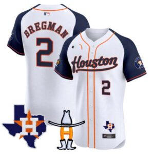 Men’s Houston Astros Houston Rodeo Patch Vapor Premier Elite Jersey – All Stitched