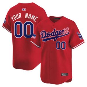Dodgers 2024 Independence Day Vapor Premier Limited Custom Jersey – All Stitched