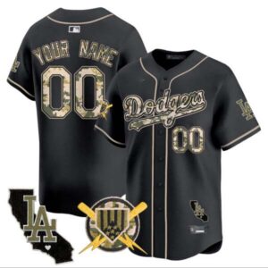 Dodgers Armed Forces Day Vapor Premier Limited Custom Jersey – All Stitched